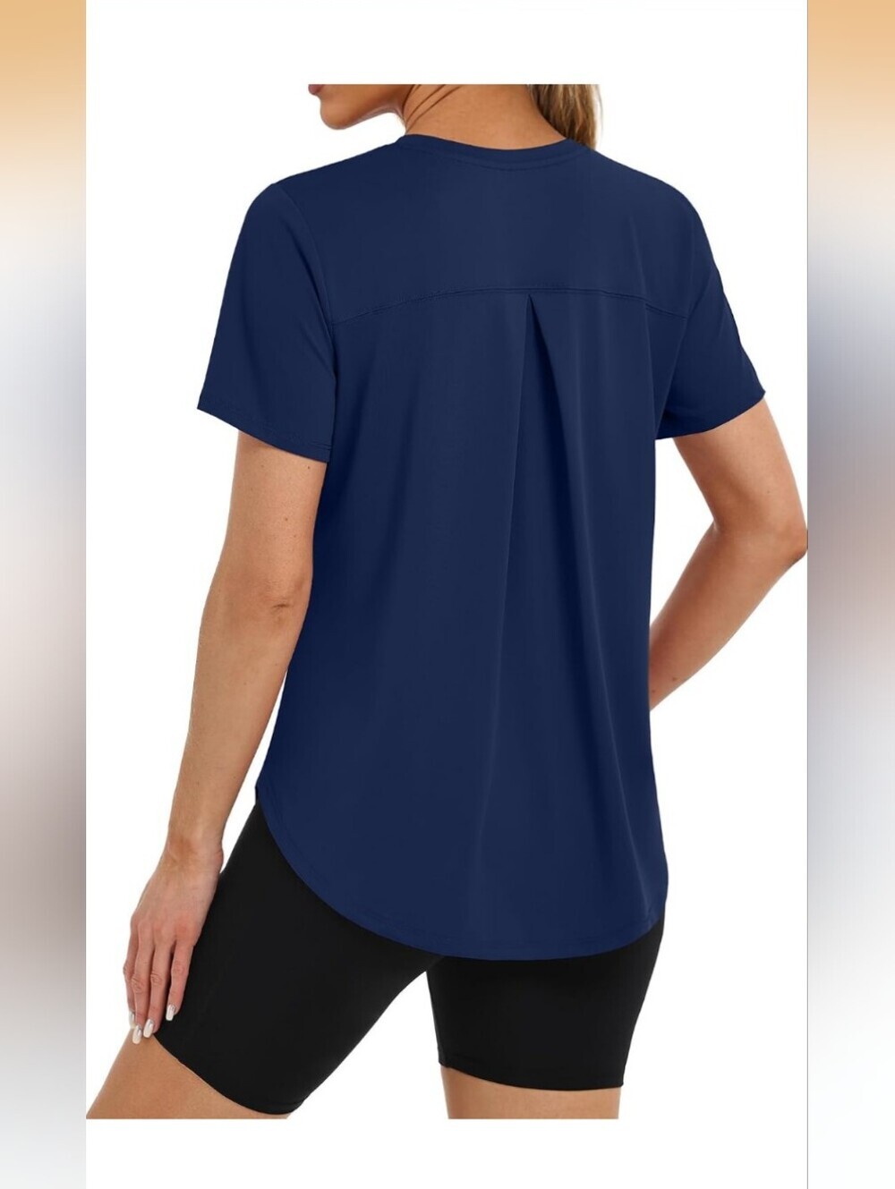 BKRIVE Navy UPF 50+ Quick Dry Athletic Workout Shirt Size XL (EUC)